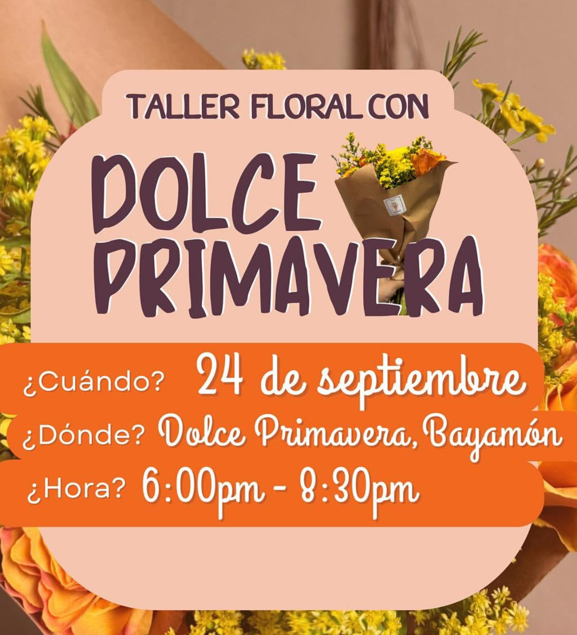Taller Floral Dolce Primavera