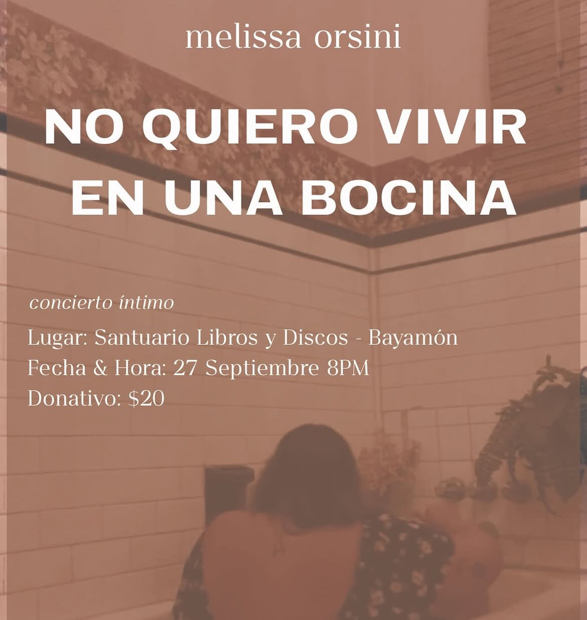 No quiero vivir en una bocina